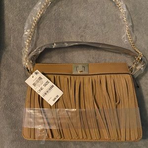 INC International Concepts Pixiee Fringe Satchel, Created for Macy's